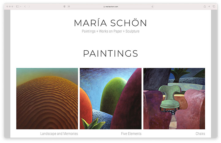 Website - Maria Schon